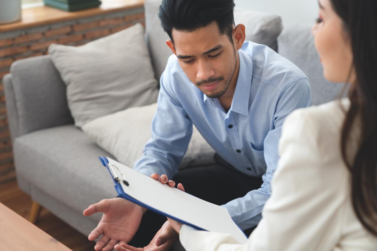 Man asking therapist, What are gateway drugs?