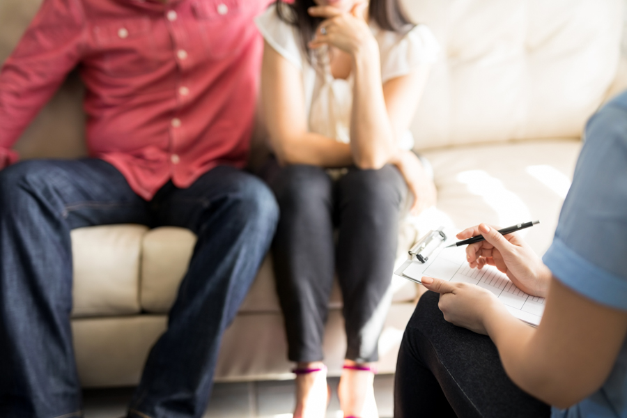 People asking questions about dating someone with addiction