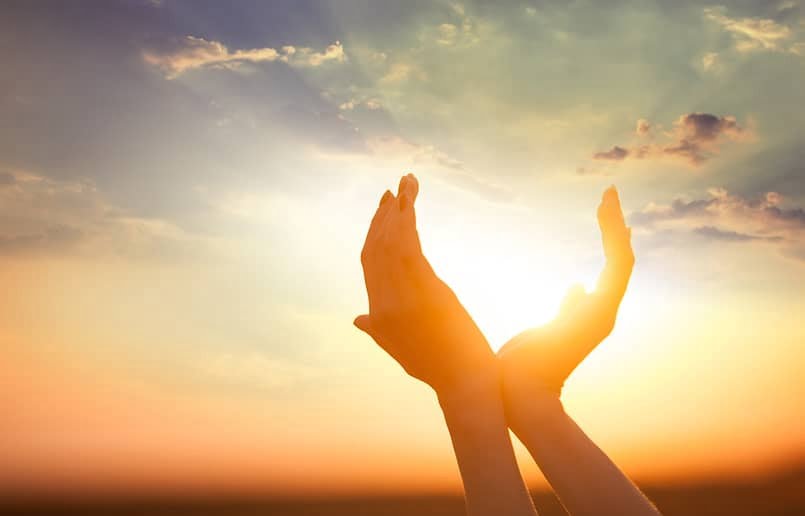 Symbolic image representing spiritual growth from completing Step 7 of AA