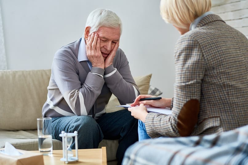 Senior Man in Rehab for Seniors Program