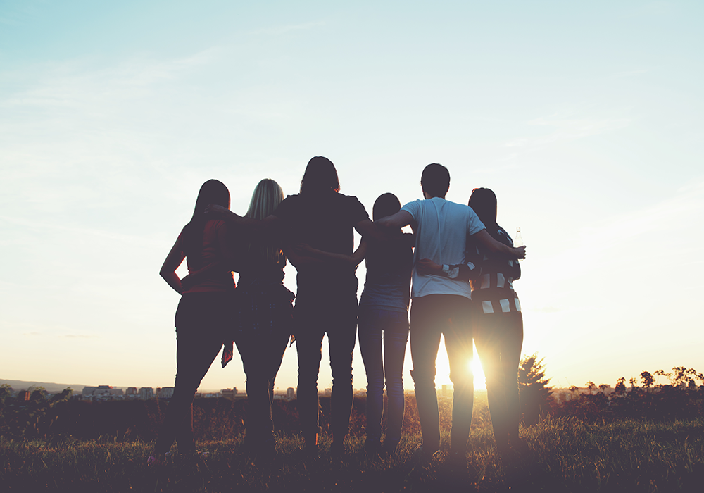 Individuals building a sober social network during recovery