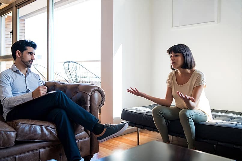 Patient sharing her experiences with stimulants and depressants