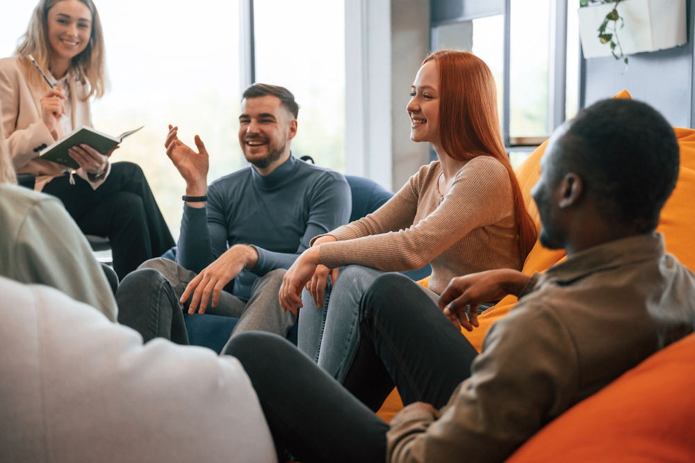 group of friends sharing how they cope with bad trip experiences