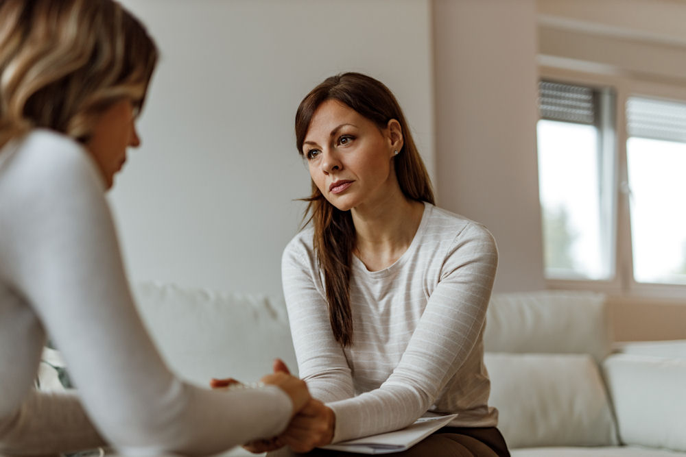 Individual meeting with a therapist about the impact of drug decriminalization in Portland