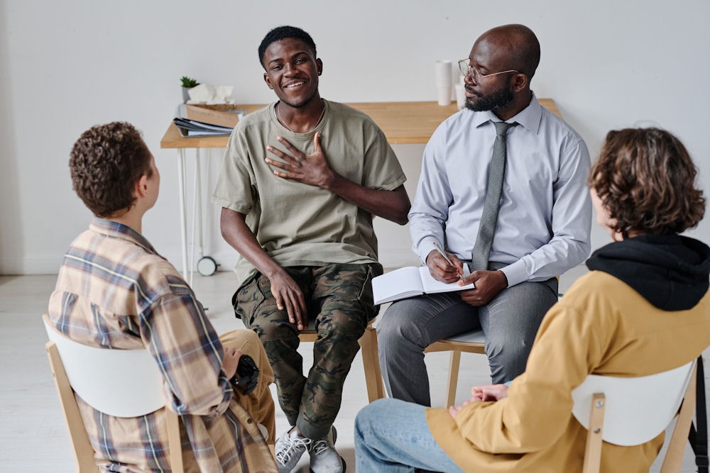 group therapy for addiction discussing naltrexone vs vivitrol