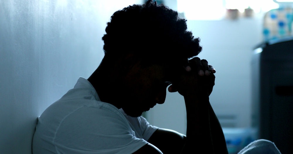 Man reflecting on his antidepressant dose being too low