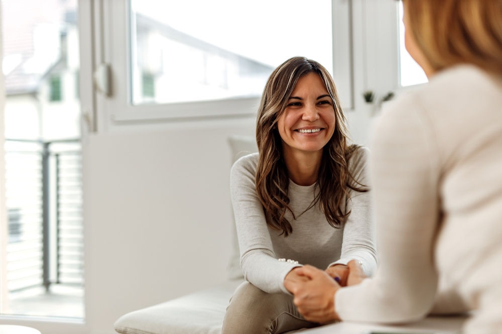 woman learning about meth street names in therapy