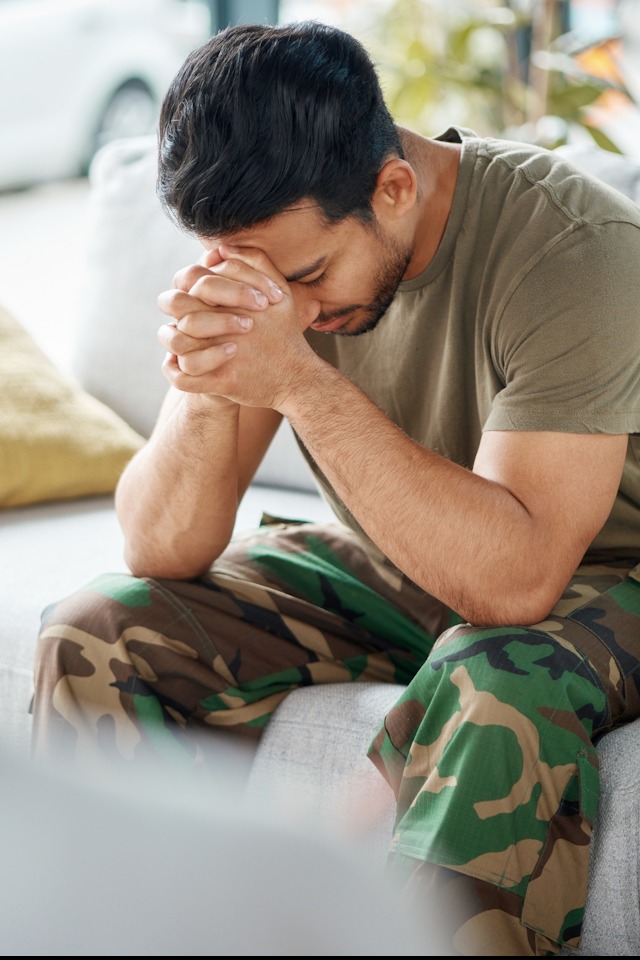 a veteran suffering from ptsd