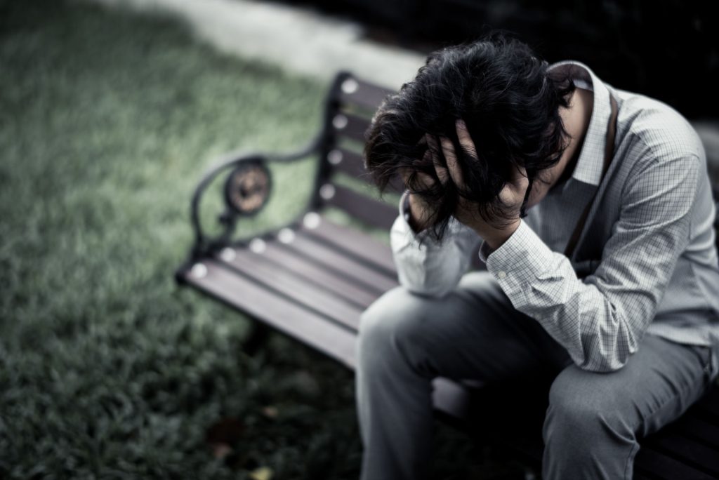 Person with bipolar disorder experiencing brain changes