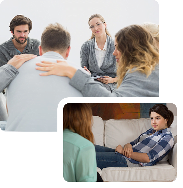 Individuals participating in a group therapy session for alcohol rehab in Tualatin