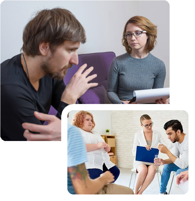 man asking for support with Beacon Health insurance
