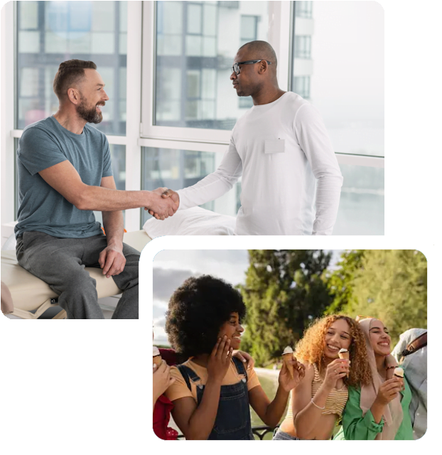Satisfied Moda insurance members
